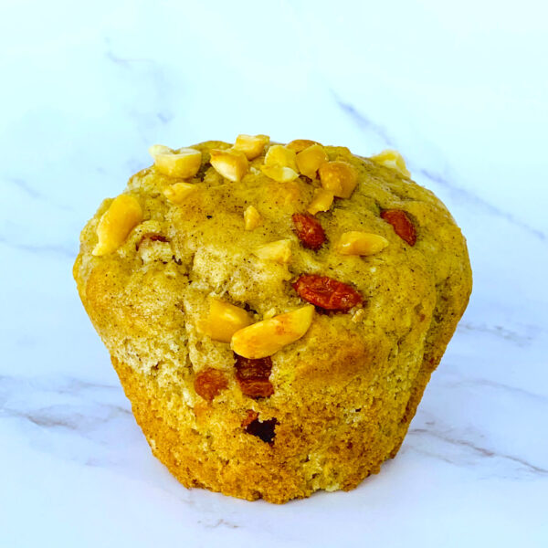 ginger goji berry muffin