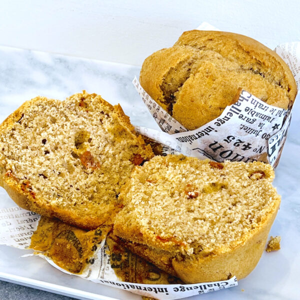 ginger goji berry muffin
