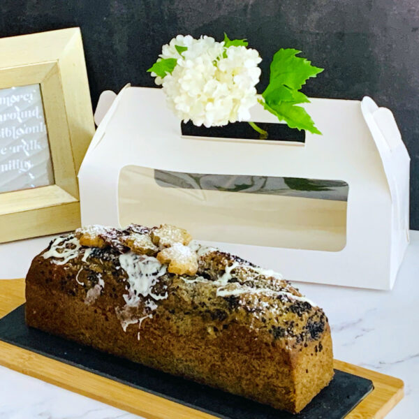 banana black sesame cake