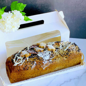 banana black sesame cake