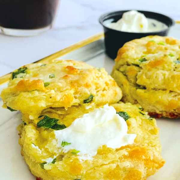 chive cheese scone