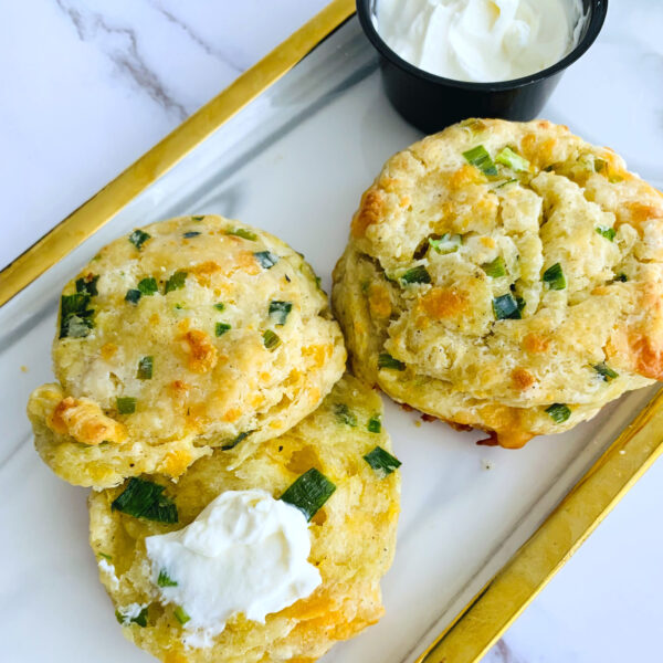 chive cheese scone