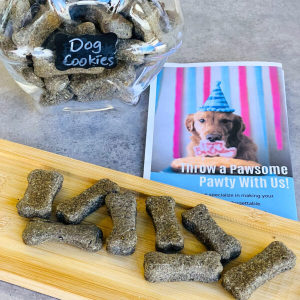 dog cookies black sesame