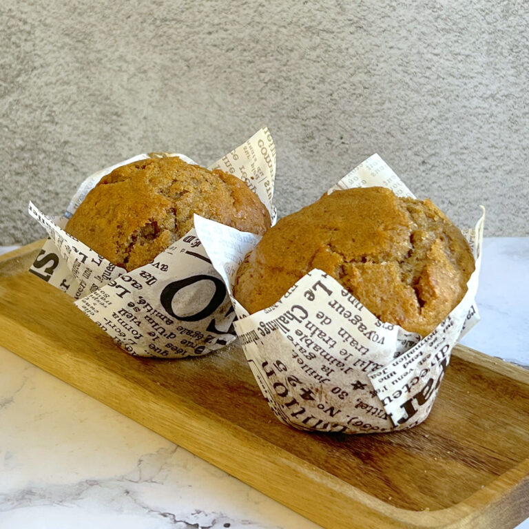 Carrot peanut butter muffin