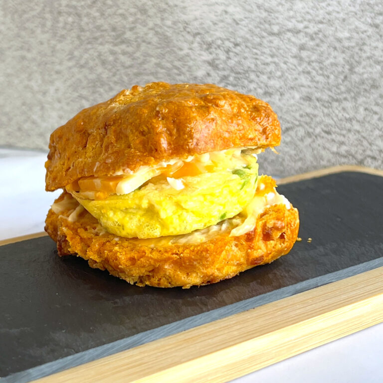 Mala spicy scone sammie