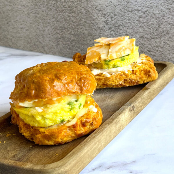 Mala spicy scone sammie