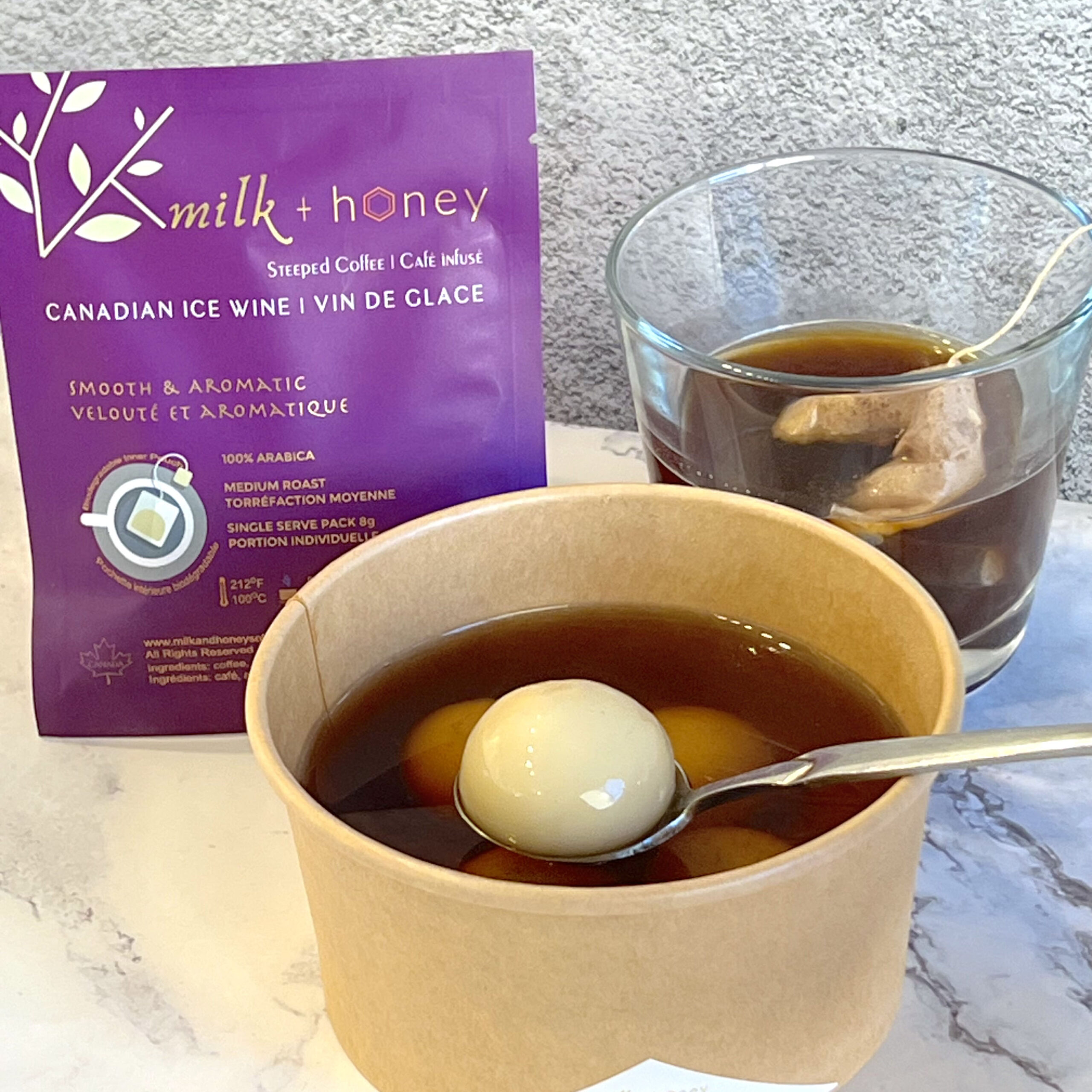 ice wine coffee rice ball dessert